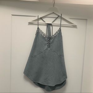 Light Blue Fabrik Tank, Size Medium